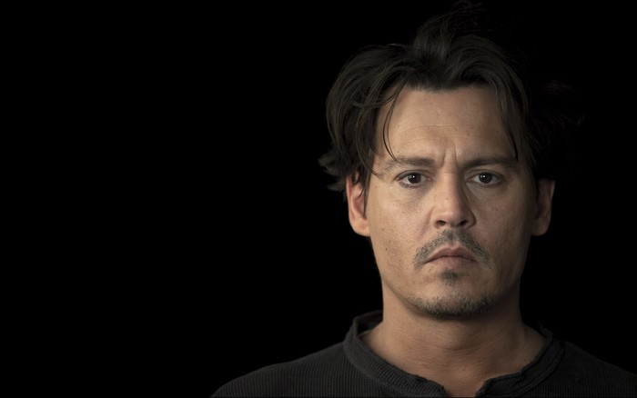 Johnny Depp close-up portrait