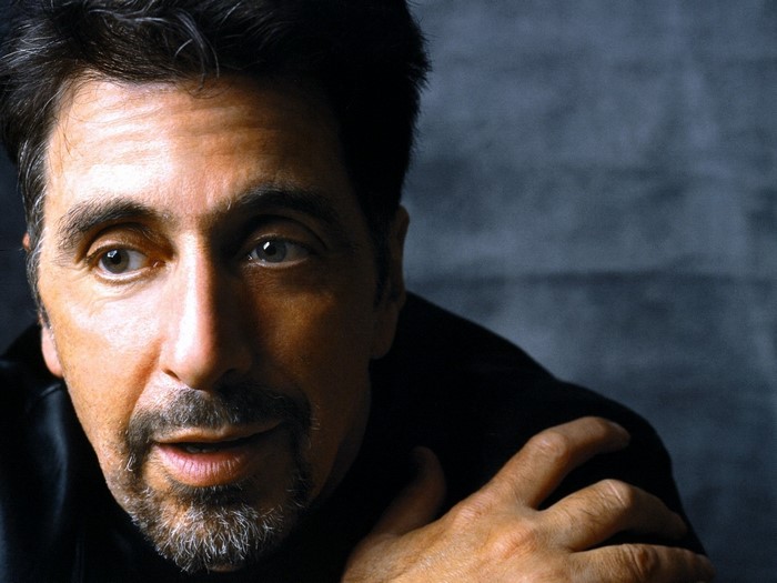 Al Pacino close-up portrait