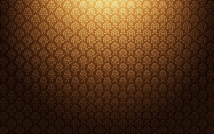 Antique gold damask pattern
