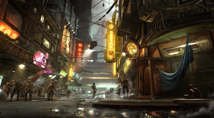 Star Wars Cyberpunk Cityscape in 4K