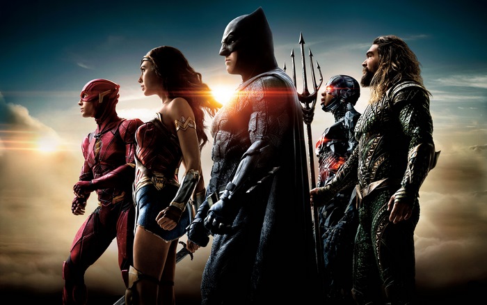Justice League: Batman, Cyborg, Wonder Woman, Flash, Aquaman
