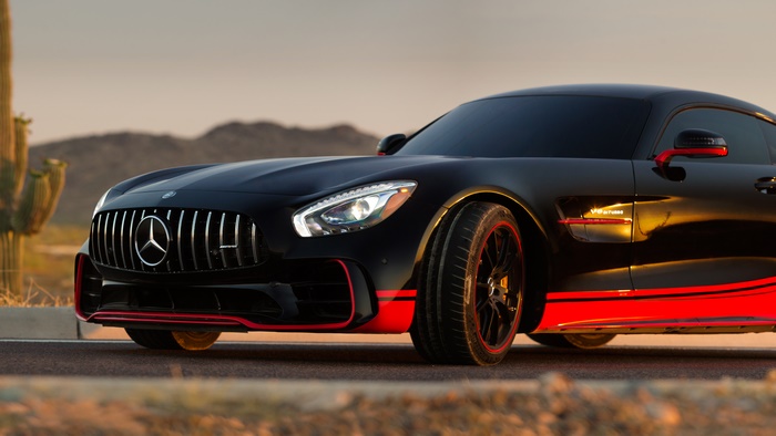 Drift from Transformers: The Last Knight Mercedes-AMG GT R