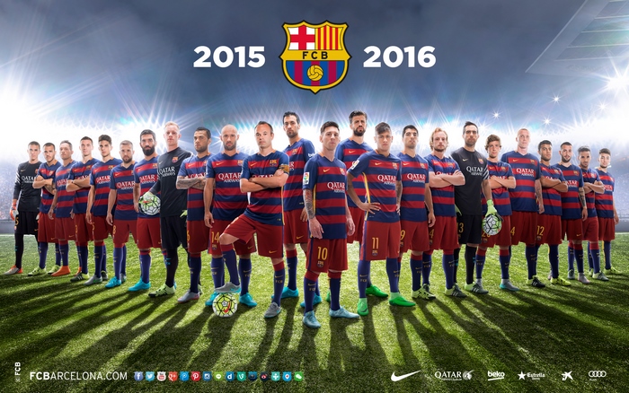 FC Barcelona team 2015-2016