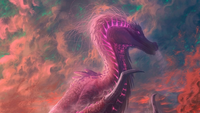 Dragon artwork by an artist on DeviantArt