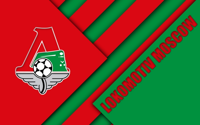 FC Lokomotiv Moscow logo on red and green background