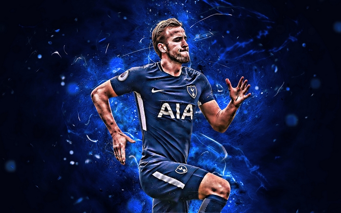 Harry Kane Celebrating in Tottenham Hotspur Kit