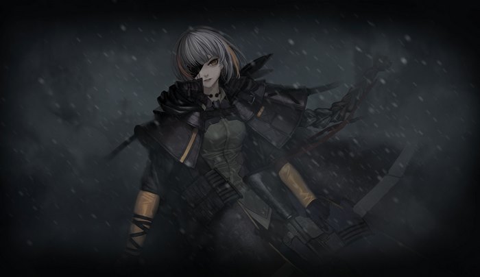 M16A1 from Girls Frontline in the snow