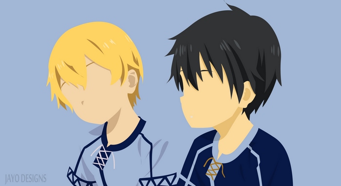 Eugeo and Kirito from Sword Art Online: Alicization