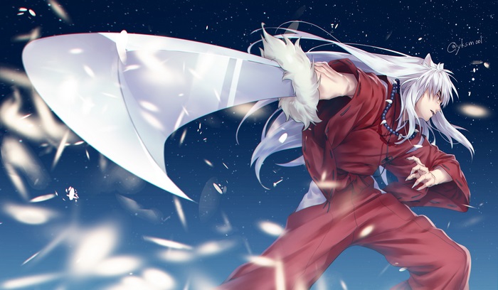 Inuyasha with Tessaiga sword