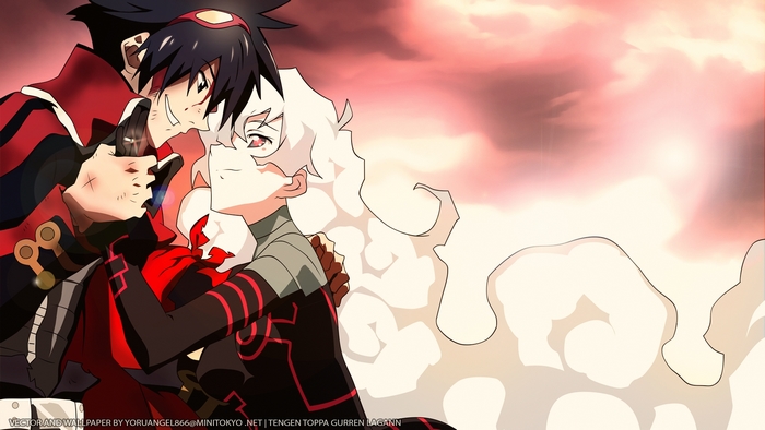 Simon and Nia from Tengen Toppa Gurren Lagann