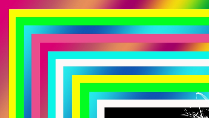 Colorful geometric gradient abstract digital art