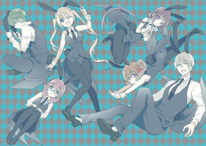 Blend S characters in bunny outfits