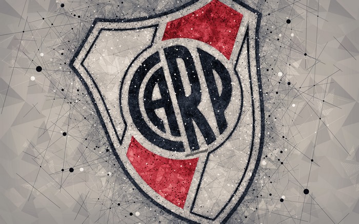 Club Atlético River Plate logo abstract design
