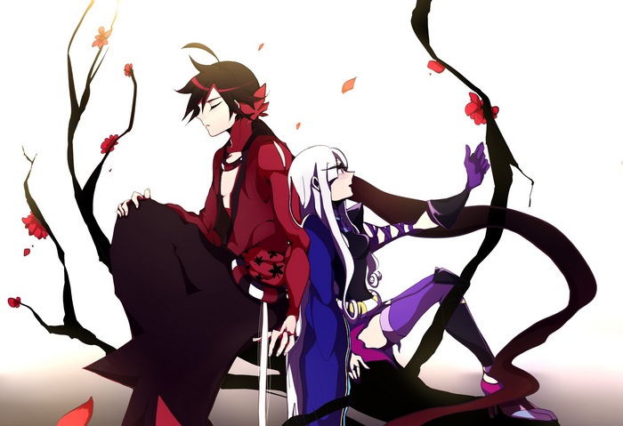 Shichika Yasuri and Togame from Katanagatari