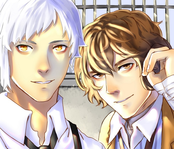 Atsushi Nakajima and Osamu Dazai from Bungou Stray Dogs
