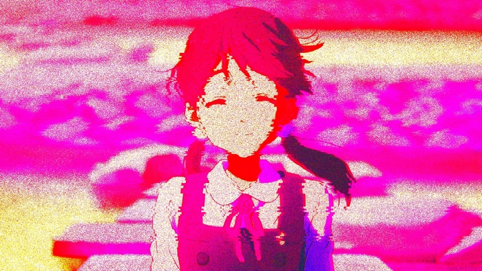 Anime Girl with Pigtails and Overalls