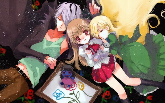Ib, Garry, and Mary from Ib