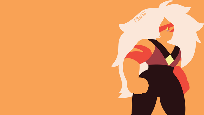 Jasper from Steven Universe Minimalist Art