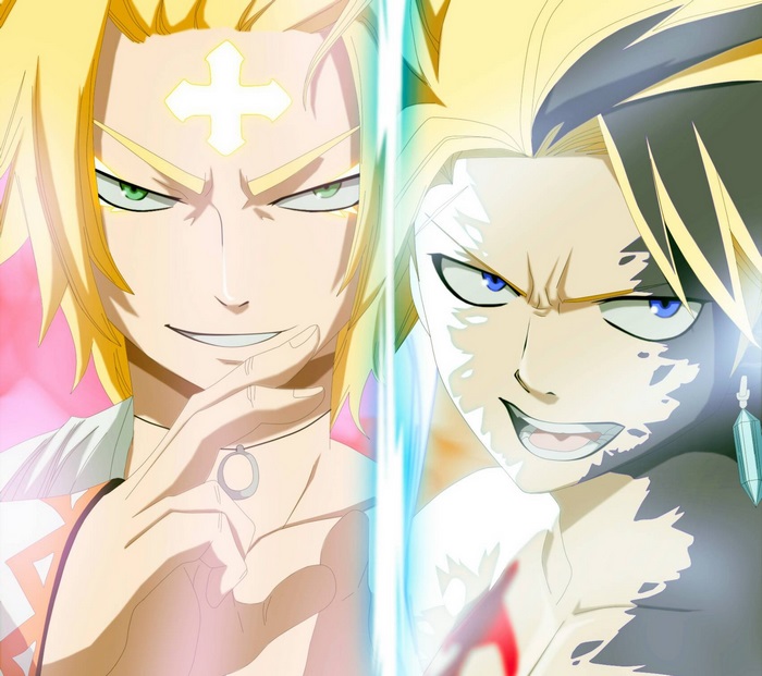 Sting Eucliffe and Larcade Dragneel from Fairy Tail