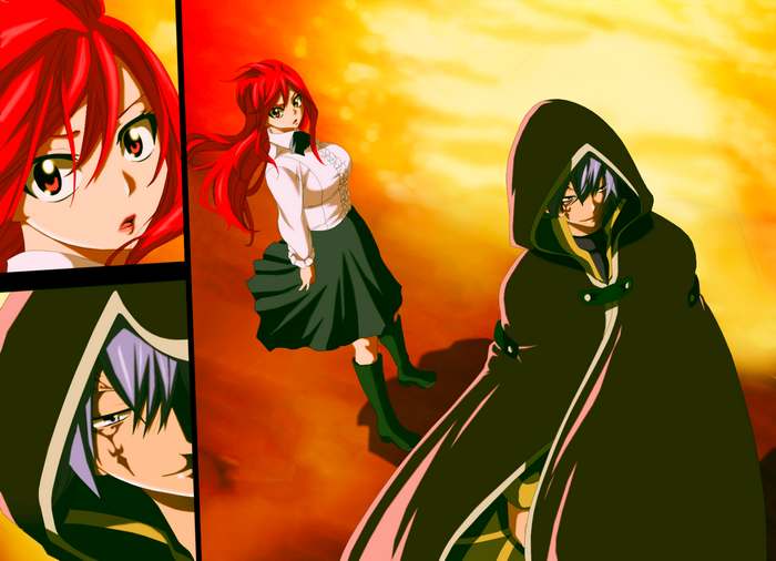 Erza Scarlet and Jellal Fernandes from Fairy Tail