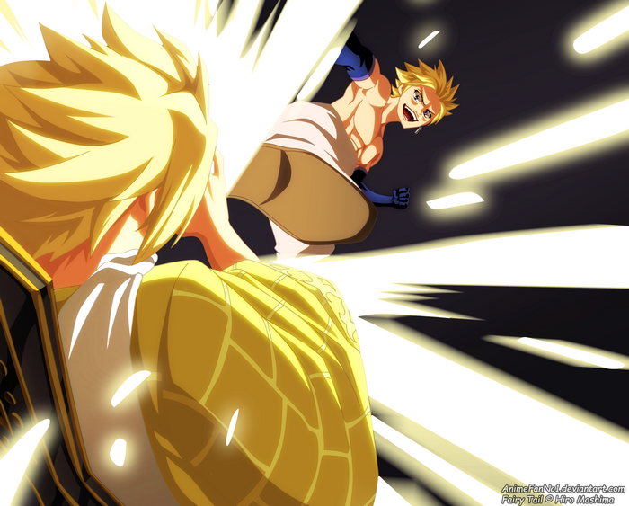 Sting Eucliffe and Larcade Dragneel from Fairy Tail