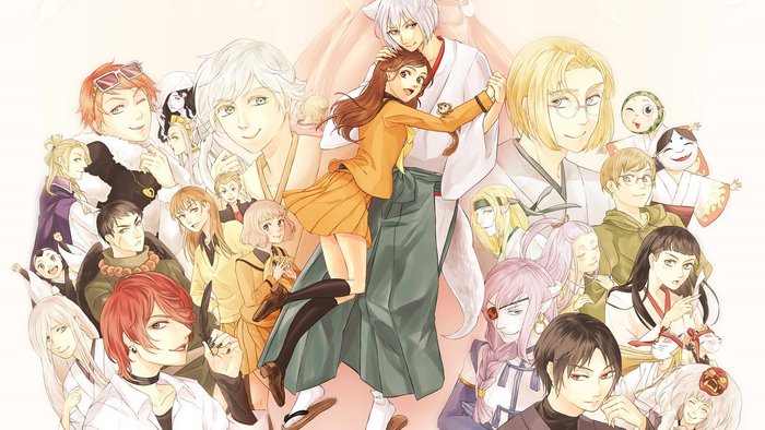 Kamisama Kiss Ensemble Cast with Nanami and Tomoe