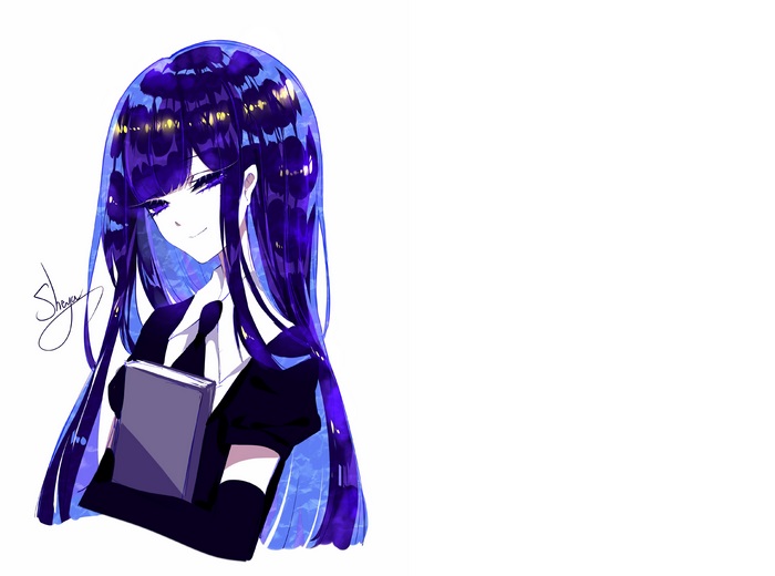 Lapis Lazuli from Houseki no Kuni holding a book