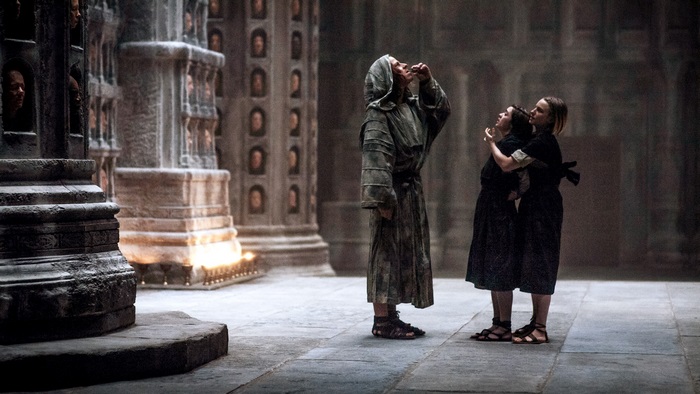 Arya Stark and The Waif from Game of Thrones