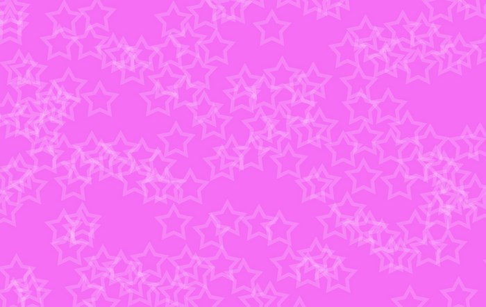 Pink background with scattered white stars