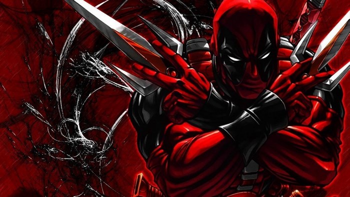 Deadpool with katanas