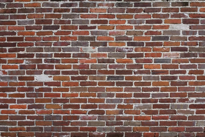 Red brick wall texture