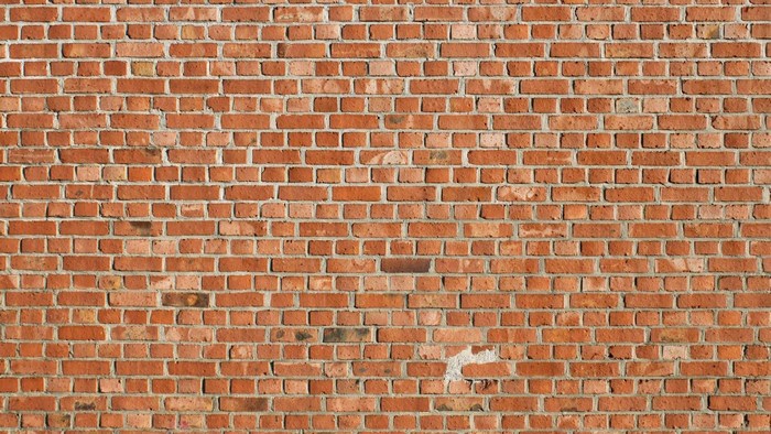 Red brick wall texture