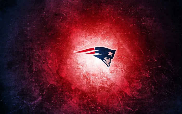 New England Patriots Logo on Textured Background