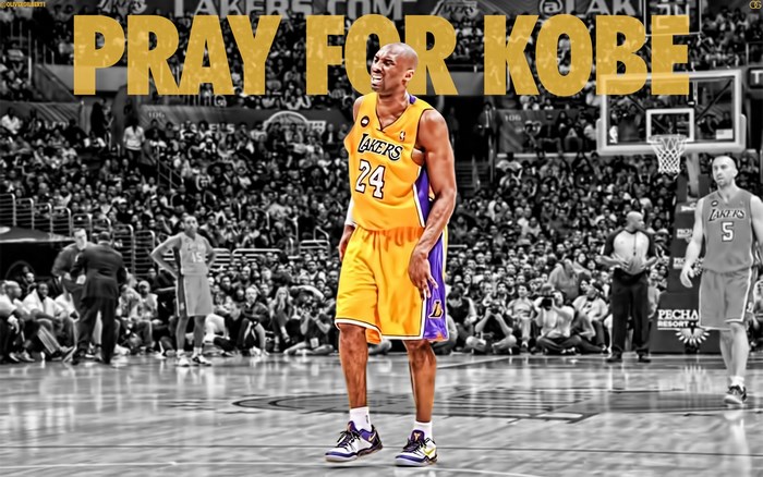 Kobe Bryant Lakers "Pray For Kobe"