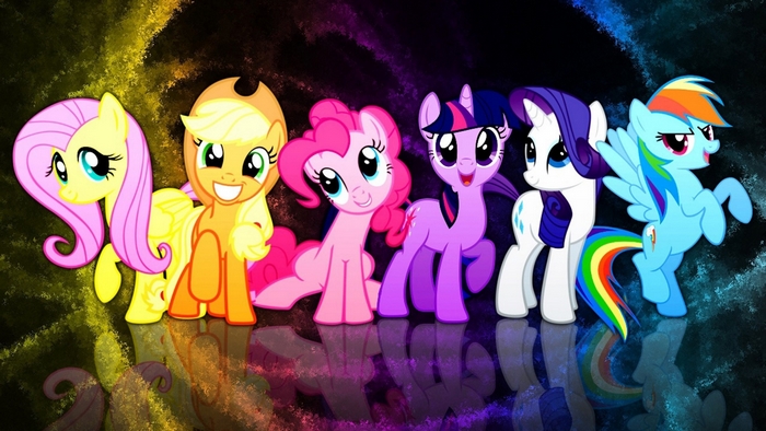 My Little Pony Colorful Character Lineup