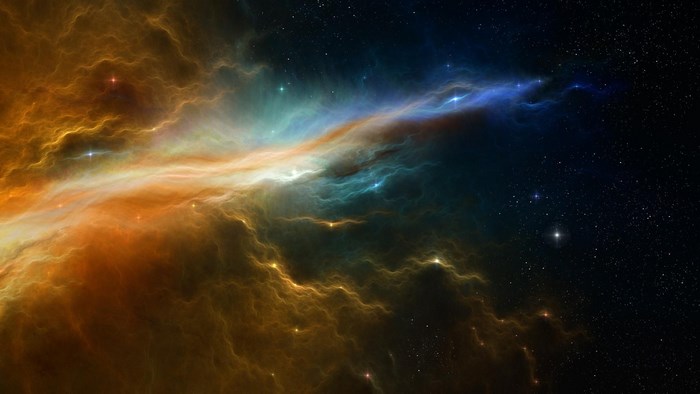 Galaxy Nebula with Stars
