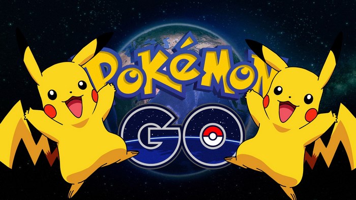 Pokemon Go Featuring Pikachu with Earth Background