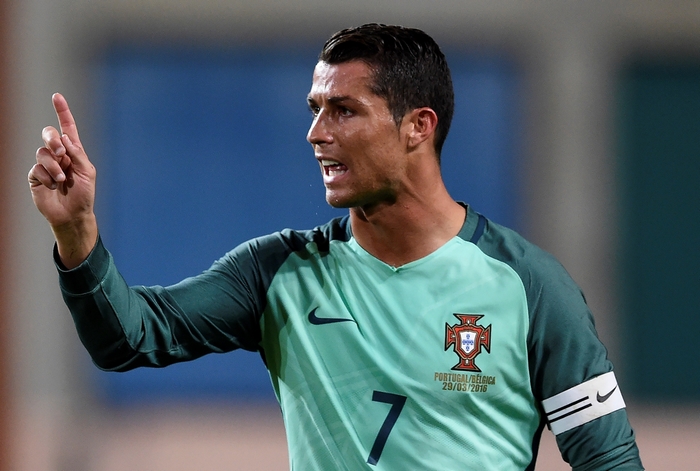 Cristiano Ronaldo in Portugal National Team Jersey