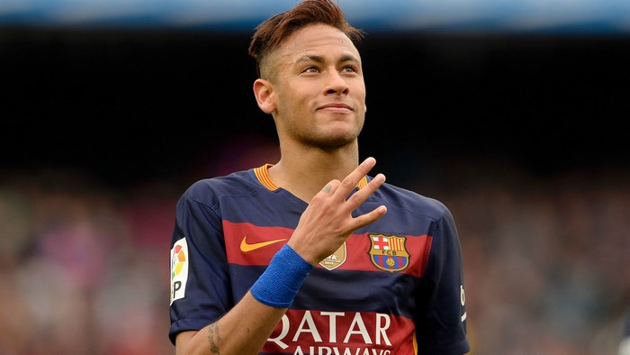 Neymar Jr. playing for FC Barcelona