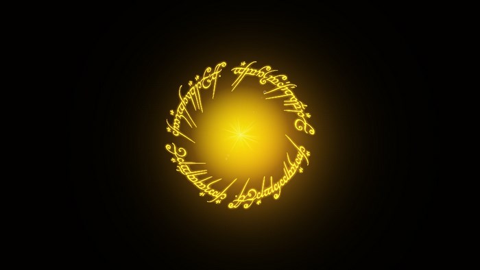 The One Ring inscription from Lord of the Rings