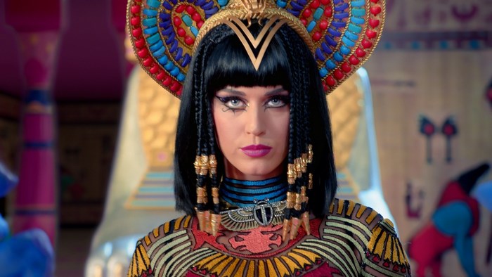Katy Perry as Cleopatra in Egyptian Costume