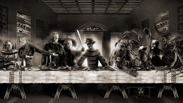 Horror Villains at The Last Supper