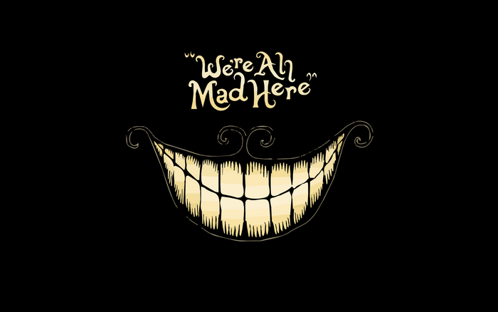 Cheshire Cat's "We're All Mad Here" Quote