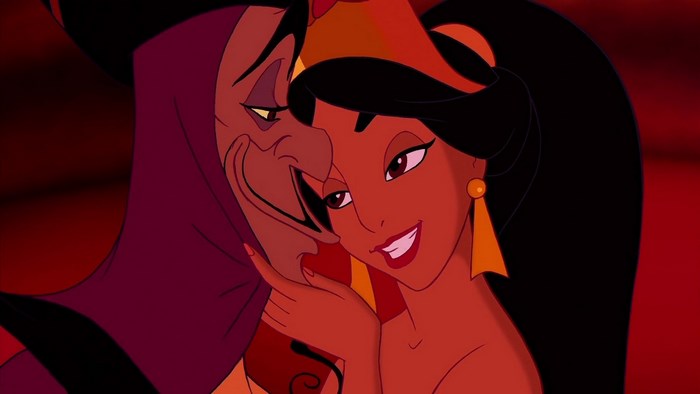 Jafar and Princess Jasmine from Aladdin