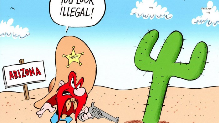 Yosemite Sam as Sheriff in Arizona