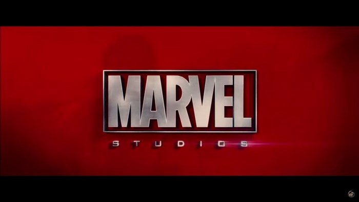 Marvel Studios logo on red background