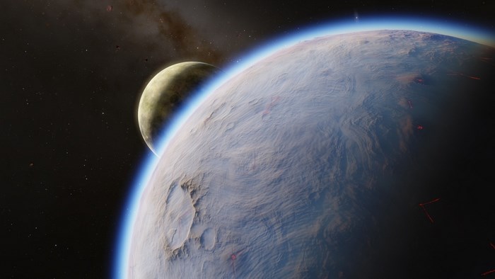 Space Engine planets and moon
