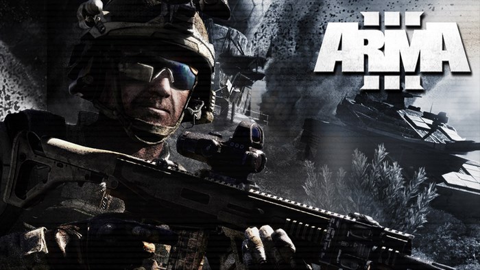 Arma 3 soldier with rifle and tank