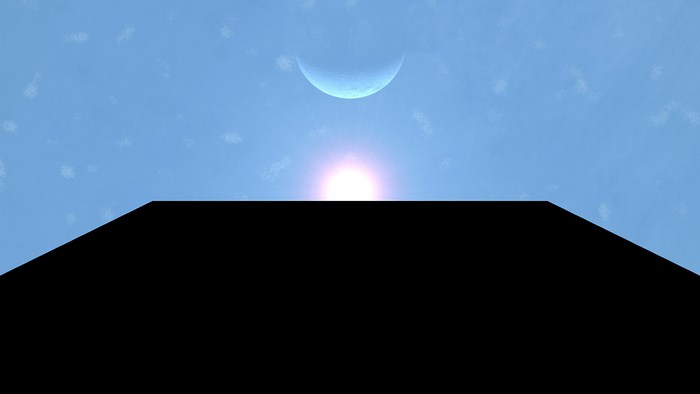 2001 A Space Odyssey sunrise over black monolith