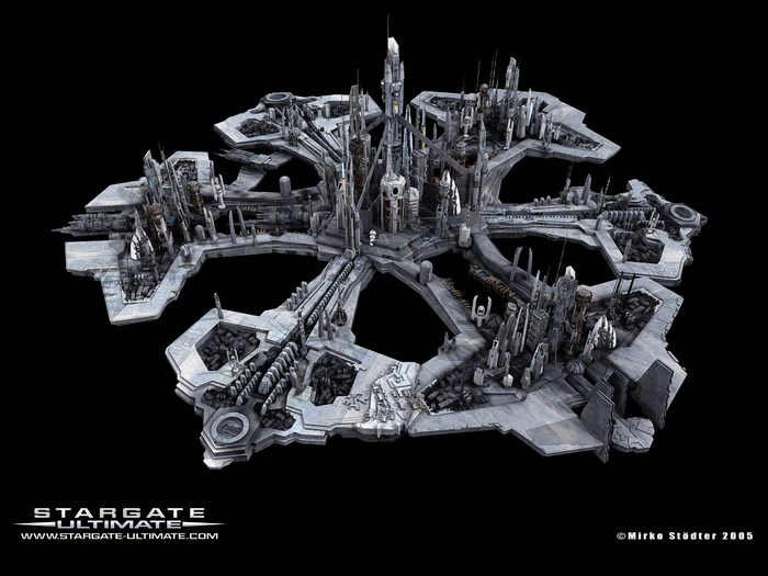 Stargate Ultimate spaceship model